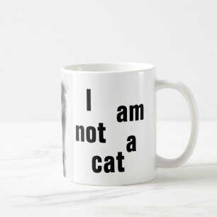 De Café Eu não sou um gato, caneca clássica