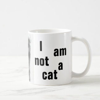 De Café Eu não sou um gato, caneca clássica