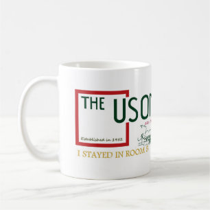 De Café Eu permaneci na sala 5 - caneca