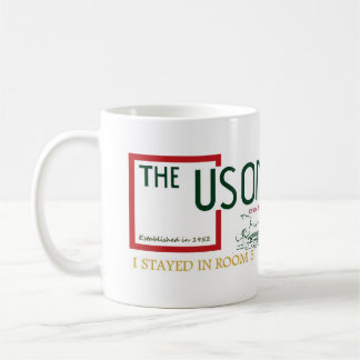 De Café Eu permaneci na sala 5 - caneca