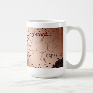 De Café Eu preciso a caneca da cafeína