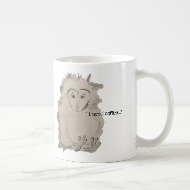 De Café "Eu preciso caneca da reunião da modificação do (Direita)