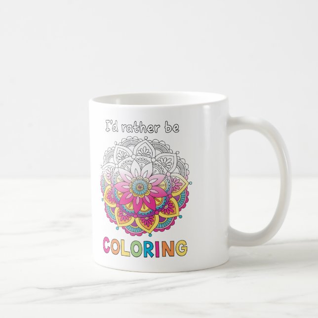 De Café Eu preferencialmente estaria colorindo a caneca (Direita)