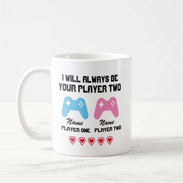 De Café Eu sempre serei sua caneca personalizada do jogado (Esquerda)