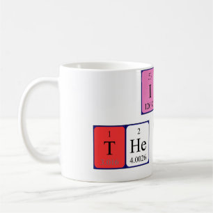 De Café Eu sou a caneca da mesa periódica do chefe