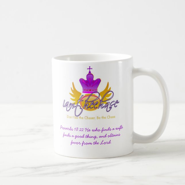 De Café Eu sou a caneca da perseguição com escritura (Direita)