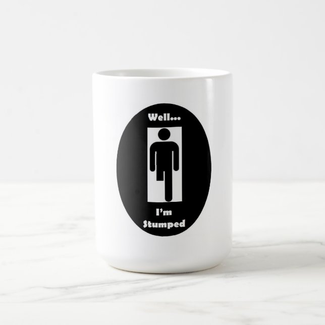 De Café Eu sou caneca Stumped (Centro)