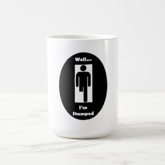 De Café Eu sou caneca Stumped