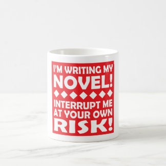 De Café "Eu SOU ESCREVENDO MINHA NOVELA!" caneca