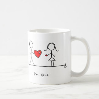 De Café "Eu sou feito." Caneca por corações e por tudo
