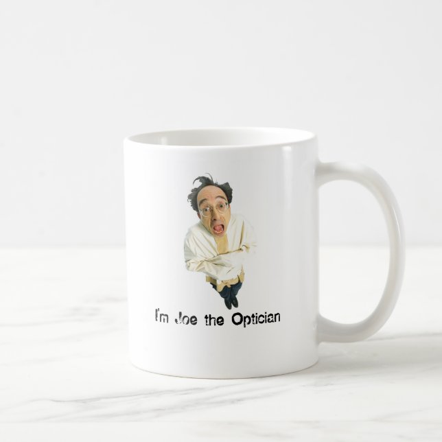 De Café Eu sou Joe a caneca do óptico (Direita)