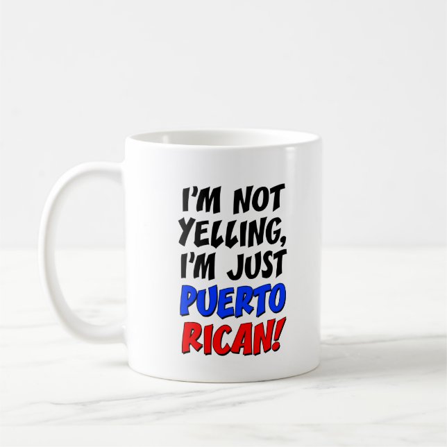 De Café Eu sou não gritando mim sou caneca engraçada (Esquerda)