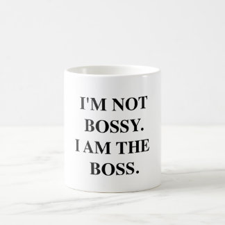 De Café Eu sou o chefe. Caneca
