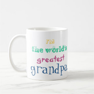 De Café Eu sou o grande vovô do mundo. caneca