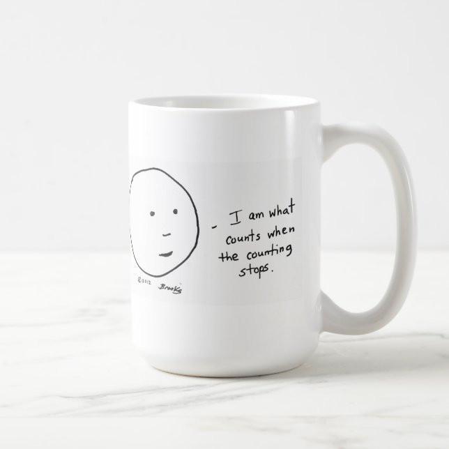 De Café "Eu sou o que conta" a caneca (Direita)