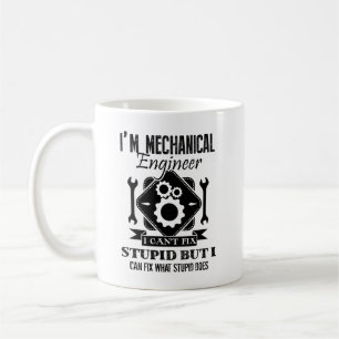 De Café Eu sou uma caneca do engenheiro mecânico