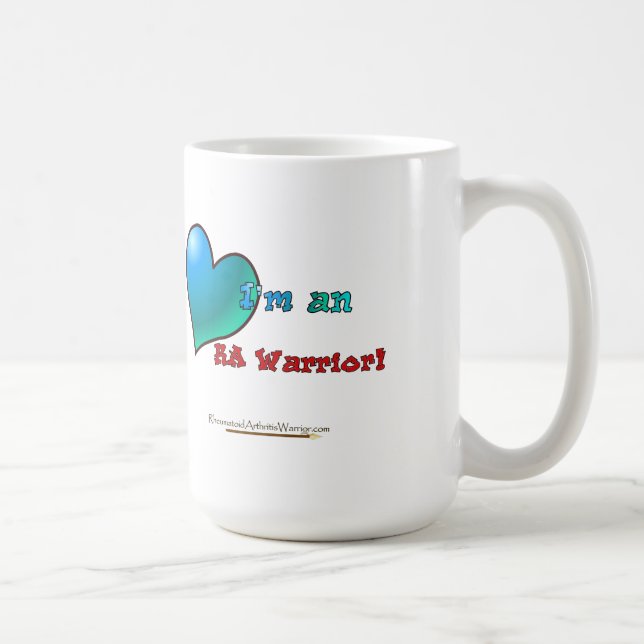 De Café Eu sou uma caneca do guerreiro do RA (Direita)