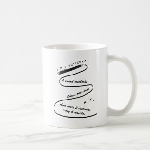 De Café Eu sou uma caneca do presente 11oz dos escritores
