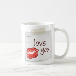 De Café Eu te amo caneca