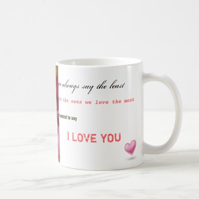 De Café "EU TE AMO" caneca (Direita)