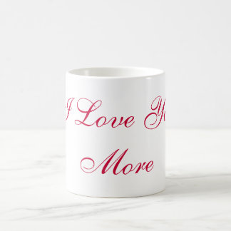 De Café Eu te amo mais caneca