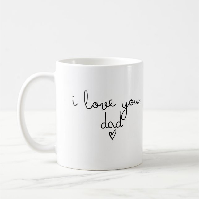 De Café Eu te amo, pai caneca (Esquerda)
