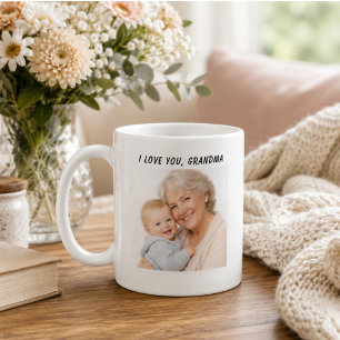 De Café Eu Te Amo Vovó Caneca Dia dos Avós