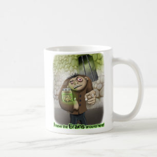 De Café Eu tenho os cérebros! Caneca