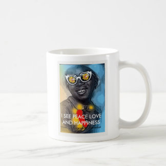 DE CAFÉ EU VER A CANECA DA FELICIDADE DO AMOR DA PAZ