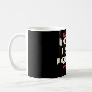 De Café Eu vim, eu vi, eu fiz fila Caneca engraçada britân