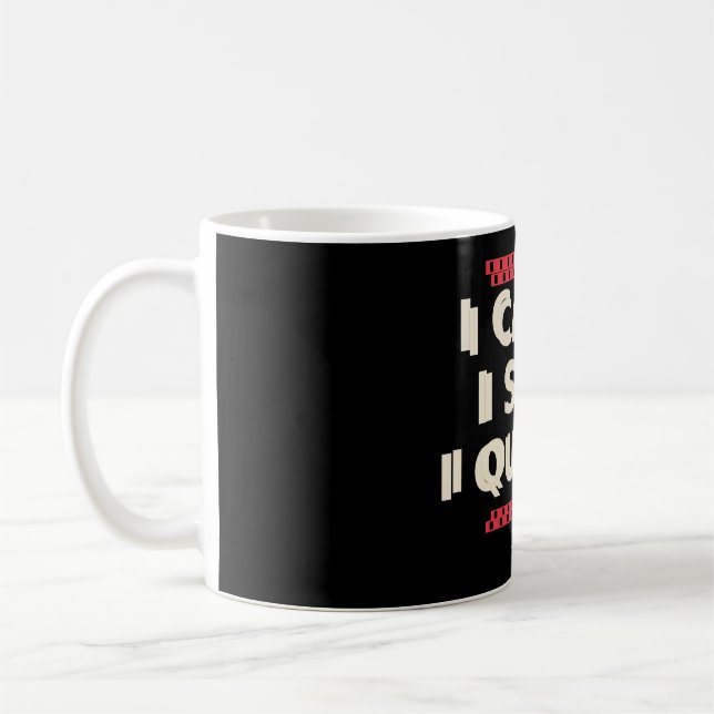De Café Eu vim, eu vi, eu fiz fila Caneca engraçada britân (Esquerda)