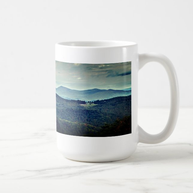 De Café Excelente Enfumaçado Montanha caneca panorâmica Na (Direita)