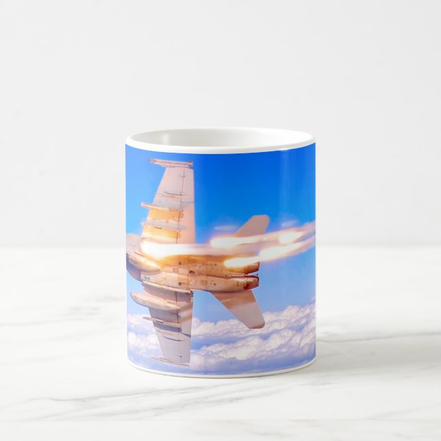 De Café F/A-18C Flares HORNET! Caneca (Centro)