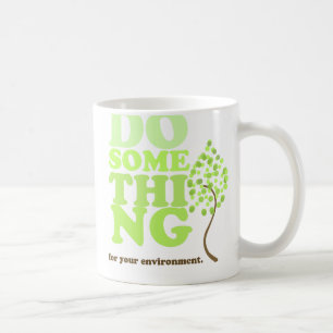 De Café Faça algo caneca