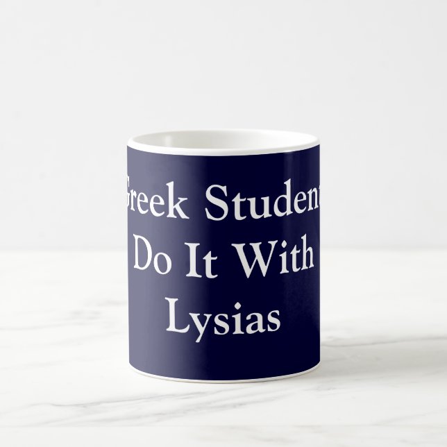 De Café Faça com a caneca Lysias (Centro)
