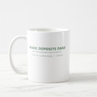De Café Faça Depósitos Diários — Caneca da Conta Bancária