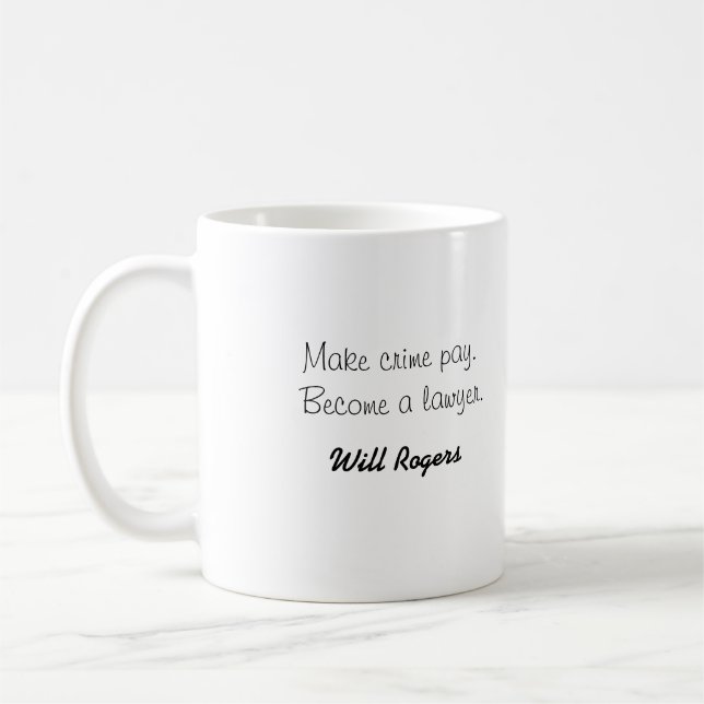 De Café Faça o pagamento do crime. Torna-se uma caneca (Esquerda)