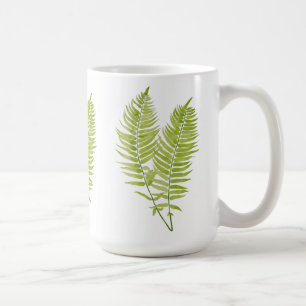 De Café Feathery Fern em uma caneca clássica