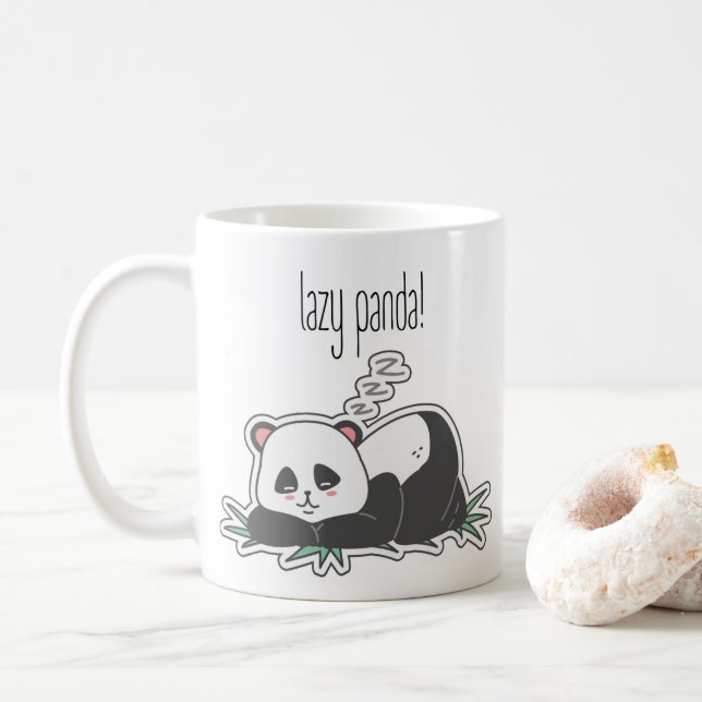 De Café Felicidade em uma caneca (Com Donut)