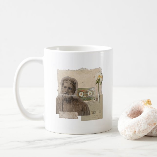 De Café Felicidade em uma caneca (Com Donut)