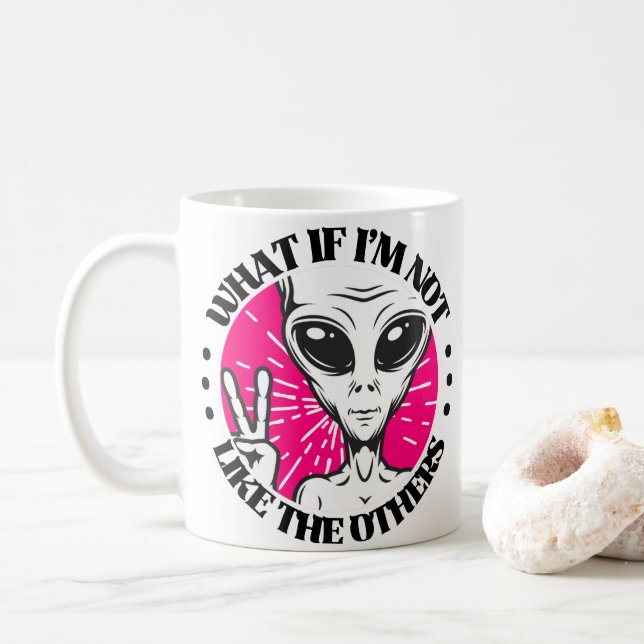 De Café Felicidade em uma caneca (Com Donut)