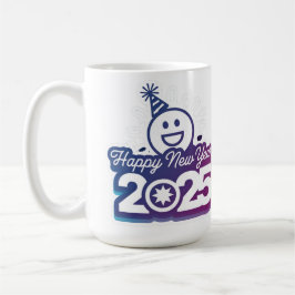 De Café Feliz ano novo Sip na caneca 2025