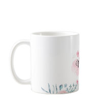 Feliz Dia das Mães Caneca Floral Elegante Flor Ros