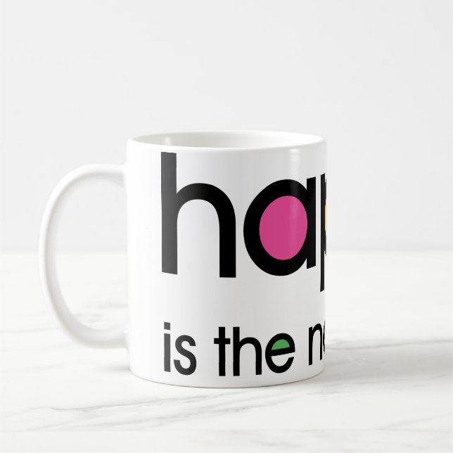 De Café Feliz está a caneca preta nova (Esquerda)