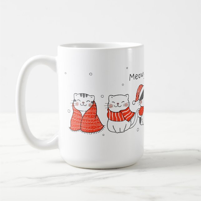 De Café Feliz Natal! Caneca (Esquerda)