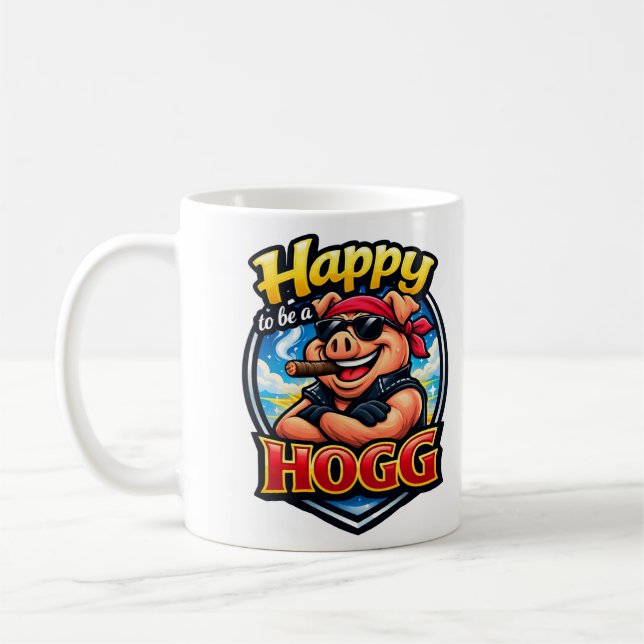 De Café Feliz por ser uma caneca HOGG (Esquerda)