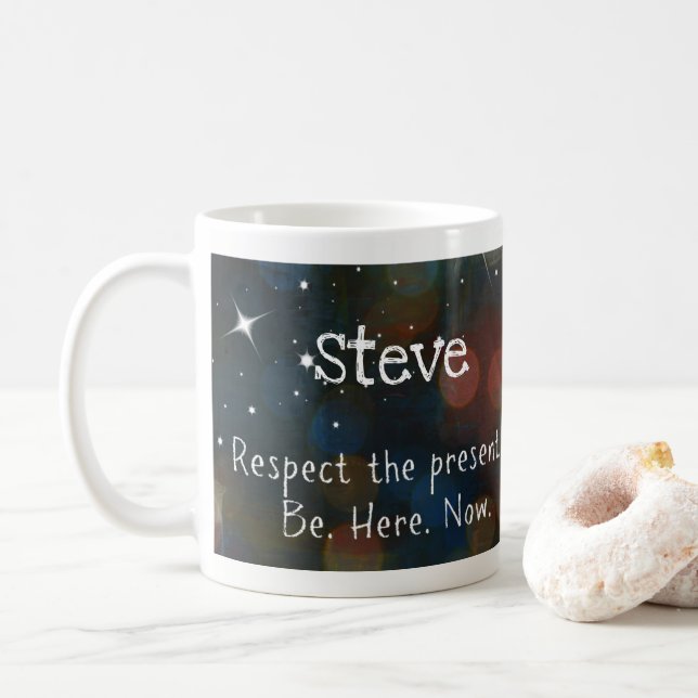 De Café Feriado ou escritório atual - caneca personalizada (Com Donut)