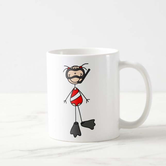 De Café Figura caneca da vara da natação (Direita)