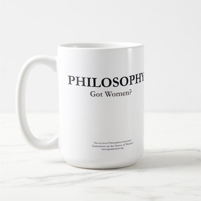 De Café FILOSOFIA - mulheres obtidas? Caneca (Esquerda)