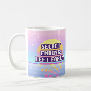 De Café Final Secreto: Sair Mais Cedo Caneca Pixel Neurodi